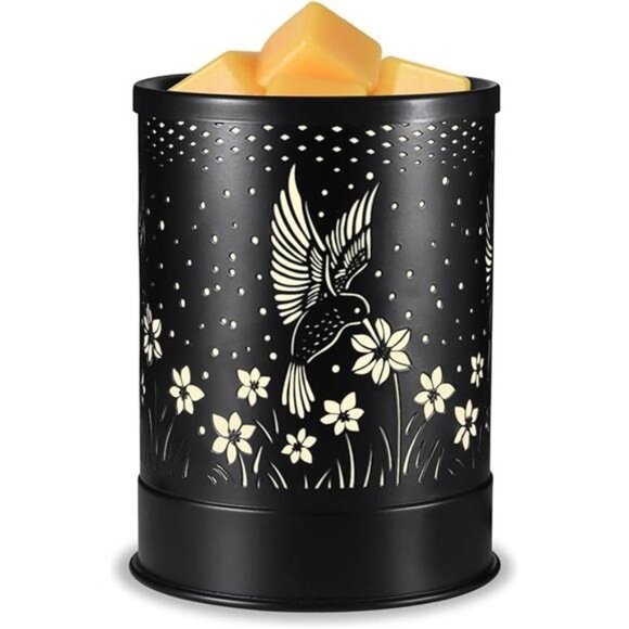Hummingbird Metal Wax Melts Warmer, 2-in-1 Electric Fragrance Candle Wax Melter - Picture 6 of 6